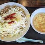 Popai - セットに中華スープ、最近味が良い