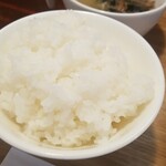 キッチン ブルー グローブ - ご飯大盛りのアップ