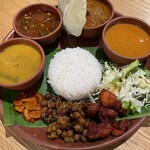 Kerala Kitchen - ノンベジタブルミールス(Mutton, Fish) 2,640円