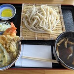 レストハウスみなの - 田舎うどんと小天丼のセット