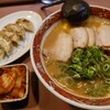 らー麺 スミイチ - 料理写真:味噌チャシュ麺&しそ餃子&キムチ♪