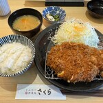 Tonkatsu Kagurazaka Sakura - リプロースかつ定食❗️