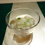 野嵯和 - 毛蟹、林檎、胡瓜、山芋のサラダ