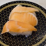 はま寿司 - サーモン三種盛り
