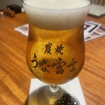 Sumiyaki Unafuji - 生ビール