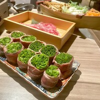 黄金出汁しゃぶと江戸前寿司 肉のあさつ 梅田お初天神店 - 