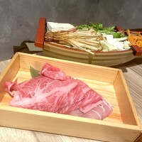黄金出汁しゃぶと江戸前寿司 肉のあさつ 梅田お初天神店 - 
