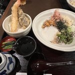 Sojibou - 大海老天丼と選べるそばの定食