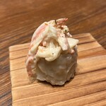ザ・ニューワールド - お通しは美味しい「蟹シュウマイ」でした♥️美味しい！