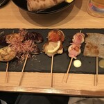 Umaimon Sakaba Genki - 串焼き5種盛り合わせ