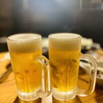 成吉思汗　だるま - 生ビールはサッポロクラシックです