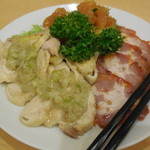 鳳琴樓 - 三色前菜の盛り合わせ