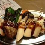 お華 - 野菜盛り合わせ（400円）
