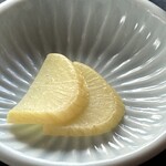 手打 神代そば - 漬け物