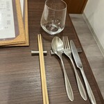 パスタとワインのお店 Piacere - カトラリー