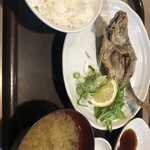 たぬき - 真鯵の唐揚げ定食1,000円