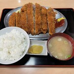 Shirakawa Shiyokudou - ジャンボトンカツ定食
