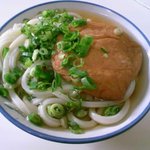 油揚げのせ、うどん大☆　240円＋60円で300円也☆