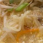 中華川食堂 - 中太麺はつるつる