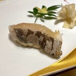 北新地 鮨 栞庵 やましろ - サワラ炙り