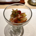 北新地 鮨 栞庵 やましろ - 先付け