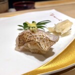 北新地 鮨 栞庵 やましろ - ノドグロ炙り