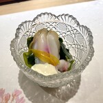 北新地 鮨 栞庵 やましろ - ツブ貝小鉢