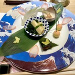 北新地 鮨 栞庵 やましろ - 前菜