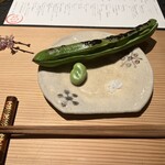日本焼肉はせ川 別亭 - 焼き蚕豆
