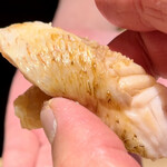 鮨処 池上 - ノドグロ炙り