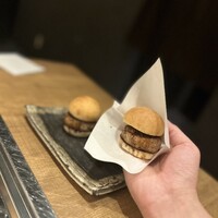 とり料理 鳥者 - 鶏バーガー