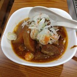 鉄板焼 もんじゃ焼 えにし - 牛すじ煮こみ