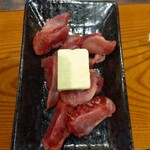 鉄板焼 もんじゃ焼 えにし - 砂肝バター