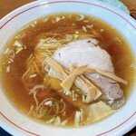 Chuugoku Ryourihao Chirai - ラーメン半炒飯セットのラーメン