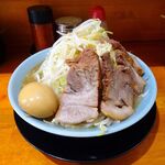 ラーメン 盛太郎 - チャーシュー麺　1,000円（野菜マシマシ、薄味）