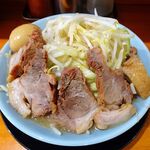 ラーメン 盛太郎 - チャーシュー麺　1,000円（野菜マシマシ、薄味）