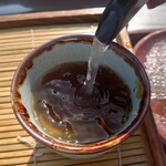 和食処　田舎家 - そば湯