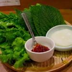 焼肉 グルマンズいとう - サンチュ（大根の酢漬け付き）