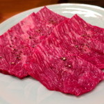 焼肉 グルマンズいとう - 和牛 焼シャブ　自家製ポン酢でさっぱりと