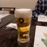 金太楼鮨 - 生ビールで乾杯