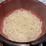 釜あげうどん はつとみ - コレが釜揚げうどんね