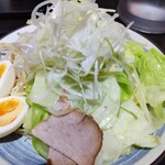 広島流つけ麺 からまる - 並盛キャベツ増し