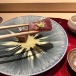 鮨白 - 和歌山県の初鰹の藁焼き