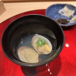 鮨白 - アサリのお吸い物