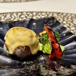 Sumiwa Shoku Kana Uesu - 黒毛和牛チーズコロッケ
                        三浦野菜炭火焼き
