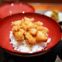 江戸前晋作 - 追加かき揚げ天丼