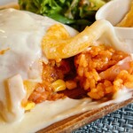 プティクローバー - 白いオムライス　中身