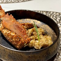 炭和食かなうS 特別室 - 伊勢海老　エシレバター炭火焼き