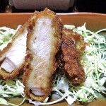 玉の湯旅館 - 夕食（ソースカツ）