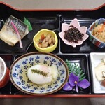 玉の湯旅館 - 朝食（ご飯のススムおかず類）
